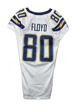 2011 Malcom Floyd Game  Worn San Diego Chargers Jersey 9/18/11 (Chargers LOA)